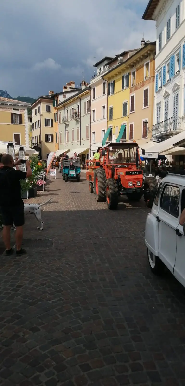 I trattori sfilano per Bogliaco