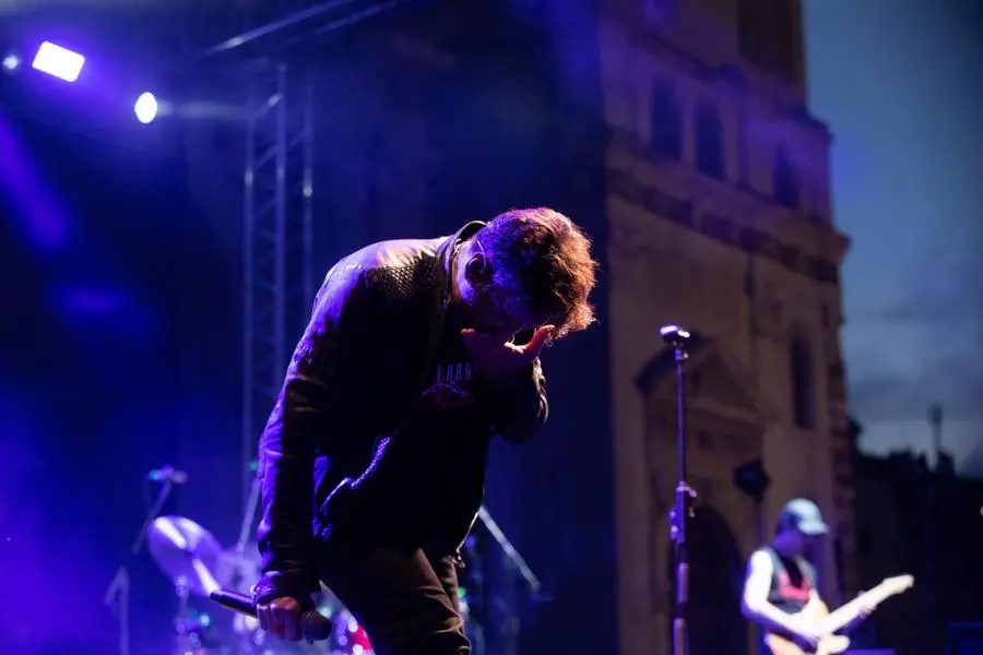 SPETTACOLI BRESCIA PIAZZA LOGGIA FABRIZIO MORO NELLA FOTO FABRIZIO MORO 16-06-2024 marazzani@newreporter