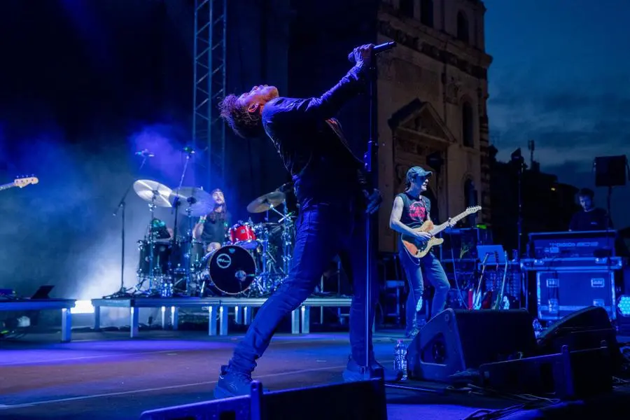 SPETTACOLI BRESCIA PIAZZA LOGGIA FABRIZIO MORO NELLA FOTO FABRIZIO MORO 16-06-2024 marazzani@newreporter