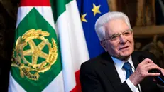 Il presidente della Repubblica Sergio Mattarella durante l’incontro con le vincitrici della XXXVI edizione del Premio Marisa Bellisario, presso il Quirinale, Roma, 14 giugno 2024. ANSA/ANGELO CARCONI