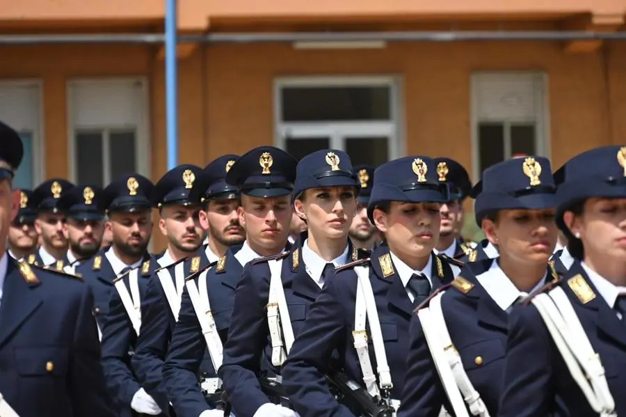 Il giuramento dei nuovi agenti di Polizia alla Polgai