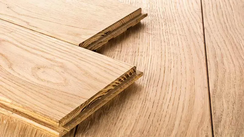 Un pavimento in legno