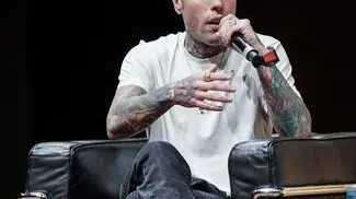 Fedez al salone del libro per parlare di salute mentale. Torino 12 maggio 2024 ANSA/TINO ROMANO