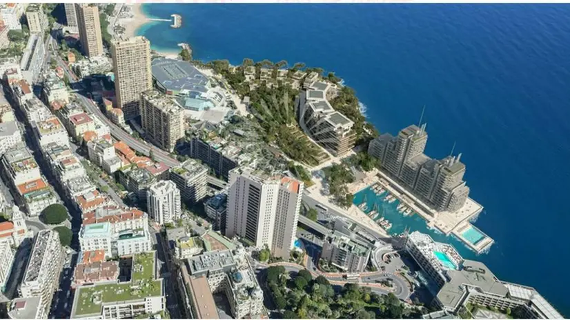 Il rendering del progetto: ecco come sarà il nuovo quartiere MareTerra del Principato di Monaco - © www.giornaledibrescia.it