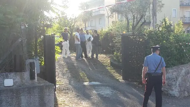 Il luogo dove è avvenuto l'omicidio dell'avvocato Francesco Pagliuso a Lamezia Terme.