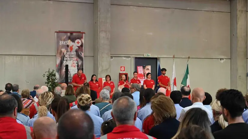 CRONACA BRESCIA FESTA CROCE ROSSA PER RAMPULLA 26-06-2024 MARCO ORTOGNI NEW EDEN GROUP