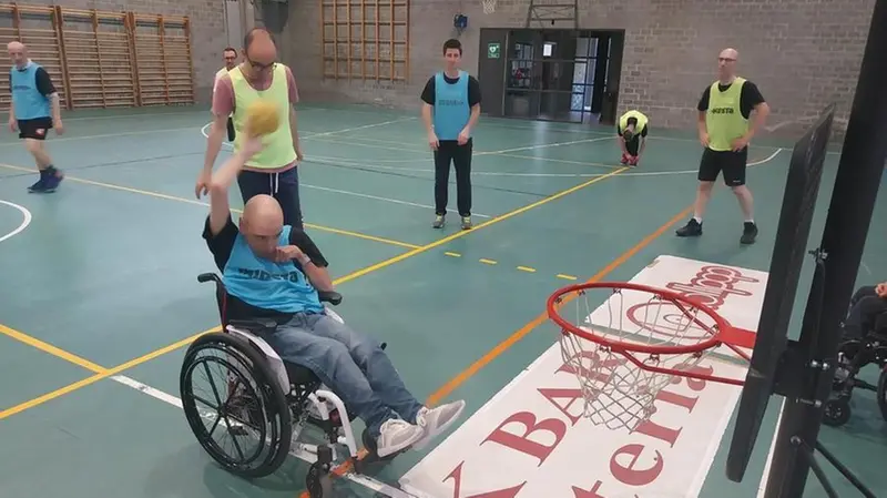 Un momento di una partita degli «Strinati» - © www.giornaledibrescia.it