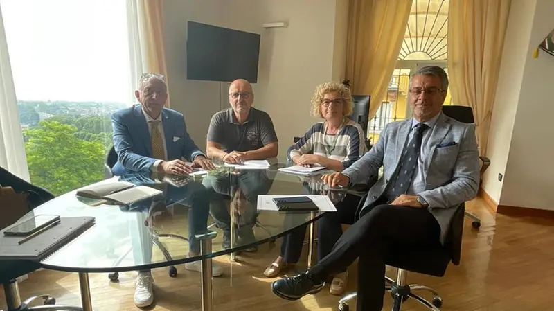 Da sinistra Canino, Schiavini, Chiesa e Imbrogno - © www.giornaledibrescia.it