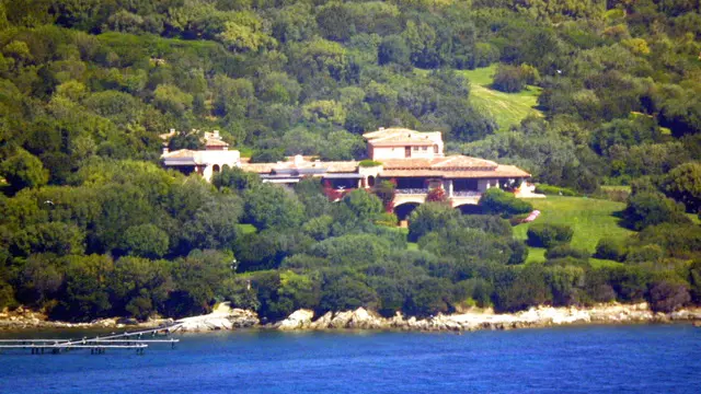 Porto Rotondo. La villa di Silvio Berlusconi "La Certosa". Foto Antonello Zappadu