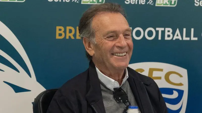 Il presidente del Brescia Massimo Cellino - Foto New Reporter © www.giornaledibrescia.it