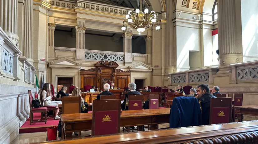 L'aula della prima sezione penale della Corte di Cassazione presieduta da Giuseppe Santalucia - © www.giornaledibrescia.it