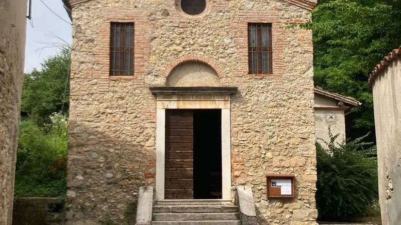 La chiesetta che si trova a Moniga del Bosco