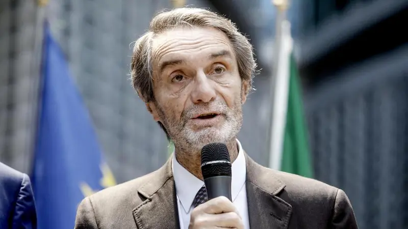 Attilio Fontana, presidente della Regione Lombardia - Foto Ansa © www.giornaledibrescia.it