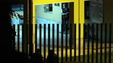 Il brigadiere dei Carabinieri che ha fatto fuoco nella caserma dell’Arma ad Asso, in provincia di Como, all’ingresso della stazione. Asso, Como 27 Orrore 2022. ANSA / MATTEO BAZZI