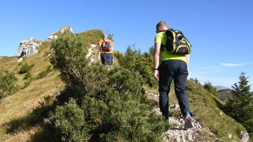 Per giungere al Monte Ario si parte dalla storica località di villeggiatura triumplina