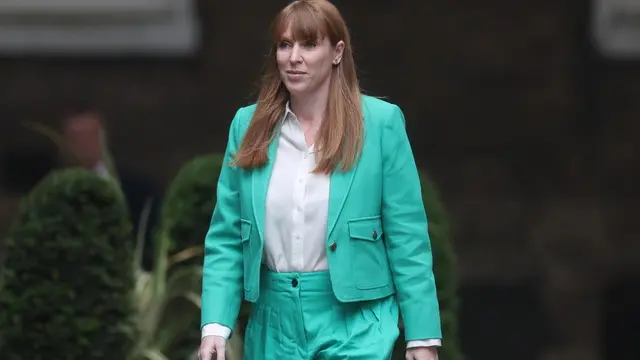 epa11459205 Angela Rayner arrives at 10 Downing Street in London, Britain, 05 July 2024. Labour party leader Keir Starmer became the country's new prime minister on 05 July, after his party won a landslide victory in the general election. New prime minister Starmer will appoint his cabinet of the new government. EPA/NEIL HALL