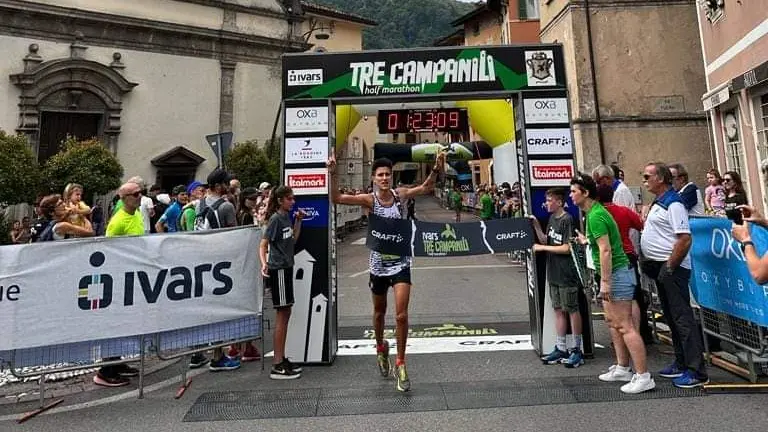 Luca Merli taglia il traguardo dell’edizione dello scorso anno