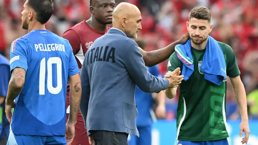 Spalletti alla fine della sconfitta dell'Italia contro la Svizzera agli Europei 2024 - Foto Ansa © www.giornaledibrescia.it