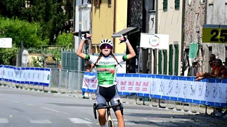 Campionati italiani di ciclismo allievi, la vittoria di Elena Bianchi