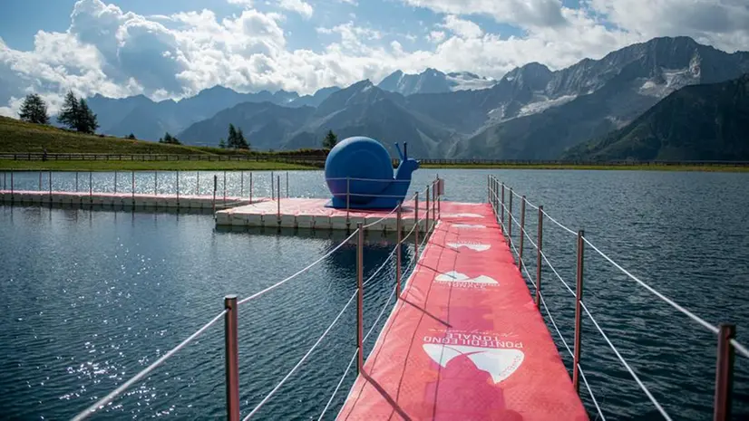 La passerella al lago Valbiolo per il Water Music Festival