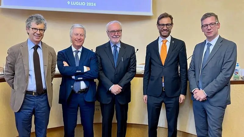 Da sinistra Beretta Zanoni, Saccone, Fornasini, Capitanio e Fedreghini