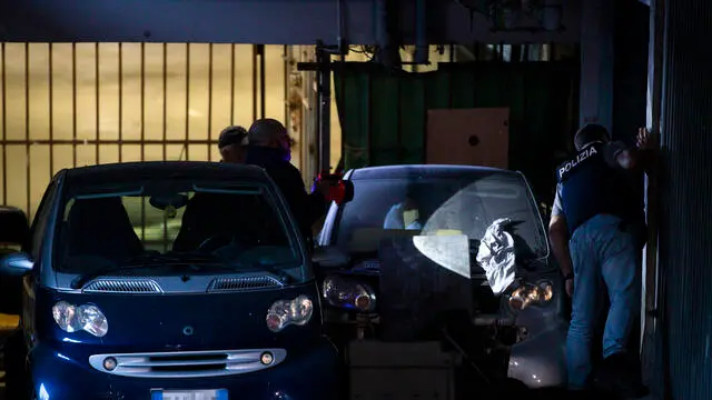 Polizia, Carabinieri, Guardia di Finanza e Vigili del Fuoco durante l’operazione interforze con modalita’ "Alto Impatto" nel quartiere di Tor Bella Monaca , Roma, 07 settembre 2023. ANSA/ANGELO CARCONI