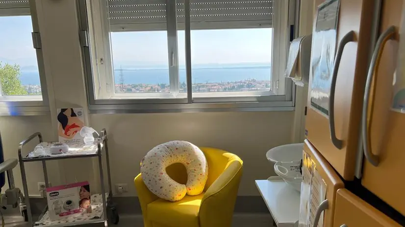 La stanza per l'allattamento all'ospedale di Desenzano