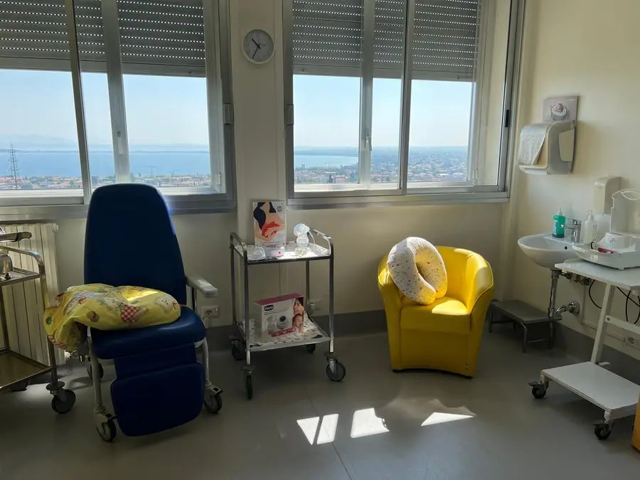 La stanza per l'allattamento all'ospedale di Desenzano