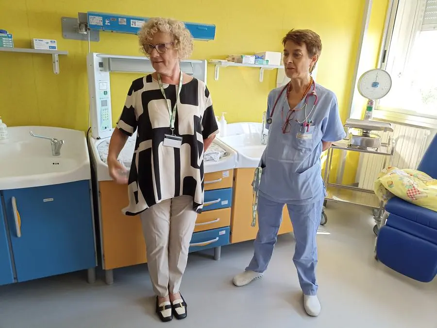 La stanza per l'allattamento all'ospedale di Desenzano