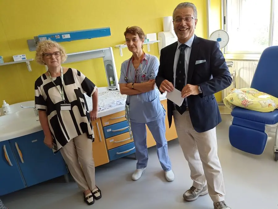 La stanza per l'allattamento all'ospedale di Desenzano