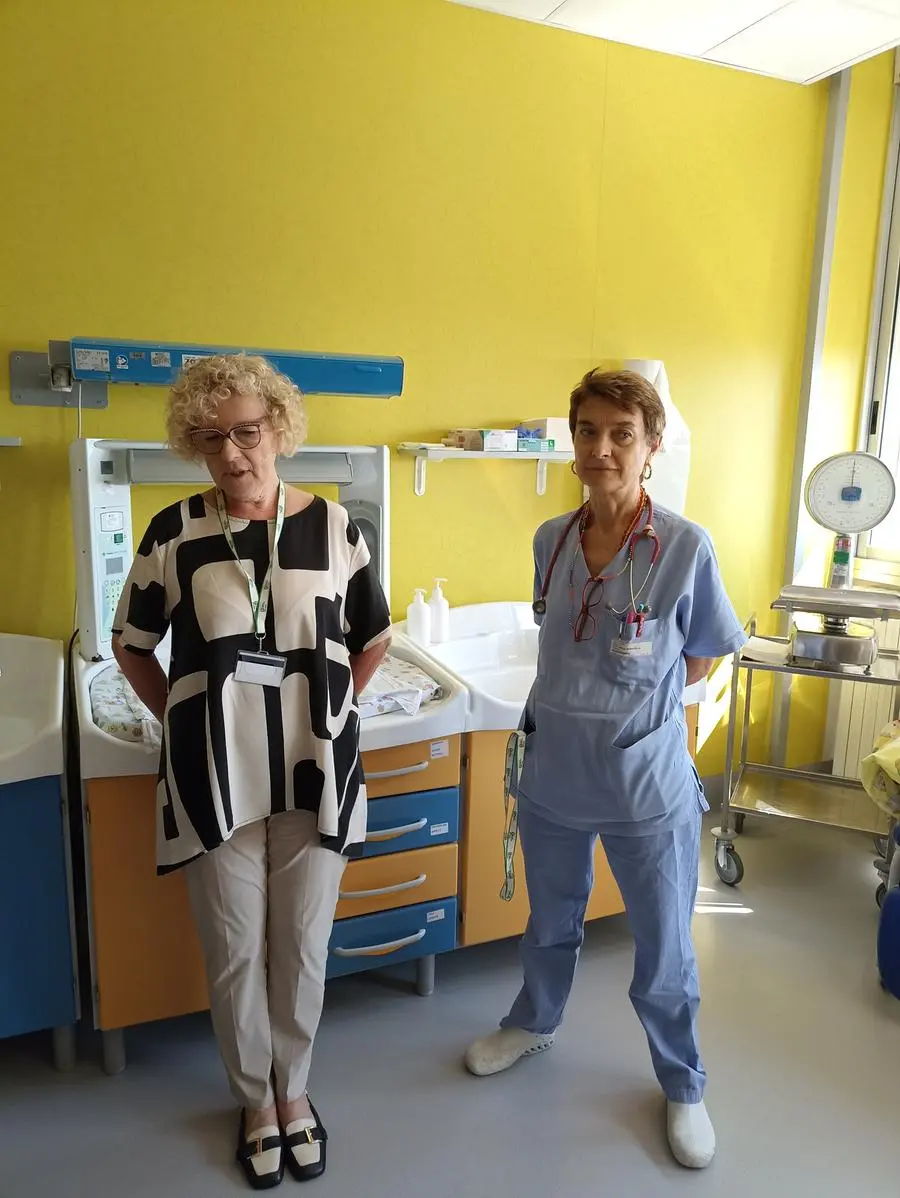 La stanza per l'allattamento all'ospedale di Desenzano