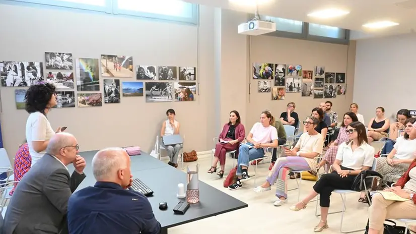 La presentazione del progetto nella sede della Fondazione Comunità Bresciana - Foto Gabriele Strada Neg © www.giornaledibrescia.it