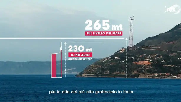 FRAME DA VIDEO - Jaan Roose attraverserà lo stretto di Messina con una slackline