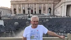 Giovanni Roncadori a San Pietro con la marcia della solidarietà “Vita per la vita”