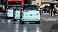 La Fiat Topolino è una microcar elettrica - Foto Ansa © www.giornaledibrescia.it