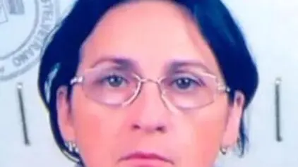 La sorella di Matteo Messina Denaro Rosalia Messina Denaro detta Rosetta in una foto di archivio. ANSA NPK