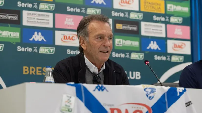 Massimo Cellino, presidente del Brescia Calcio - Foto New Reporter © www.giornaledibrescia.it