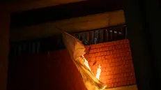 Protesta nel carcere di Sollicciano, appiccate le fiamme in due sezioni. Probabile causa il suicidio di un 20enne. Firenze, 5 Luglio 2024 ANSA/CLAUDIO GIOVANNINI