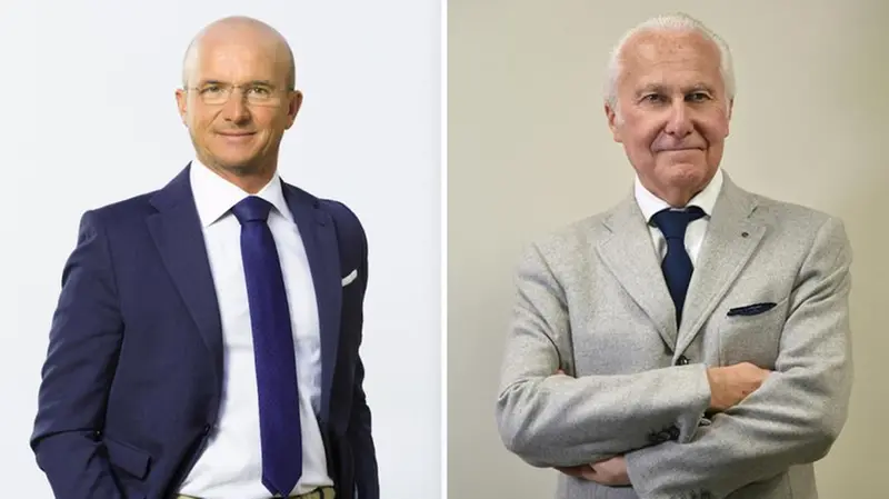 Da sinistra, il Ceo Domenico Battagliola e il presidente Franco Polotti - © www.giornaledibrescia.it
