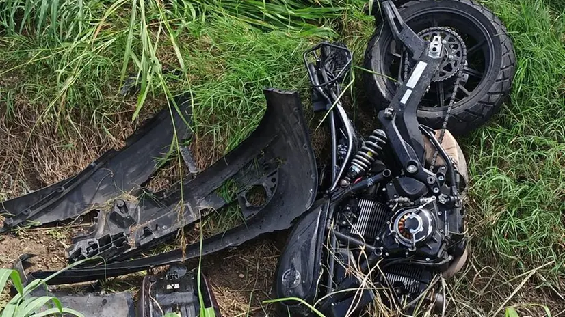 Incidente tra un'auto e una moto a Carpenedolo