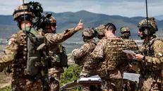 Militari a Capo Teulada, in Sardegna, per la recente esercitazione Joint Star 2023 - Foto Ansa © www.giornaledibrescia.it
