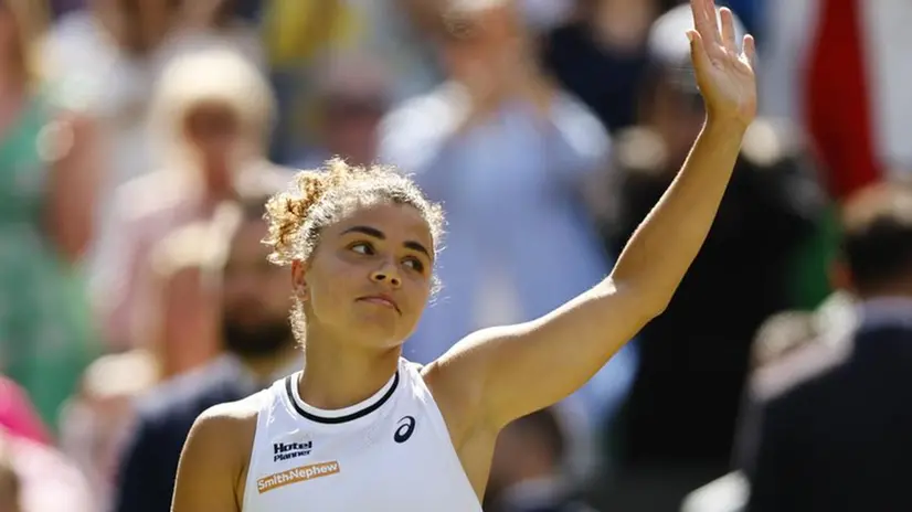 Jasmine Paolini e Barbora Krejcikova alla finale di Wimbledon
