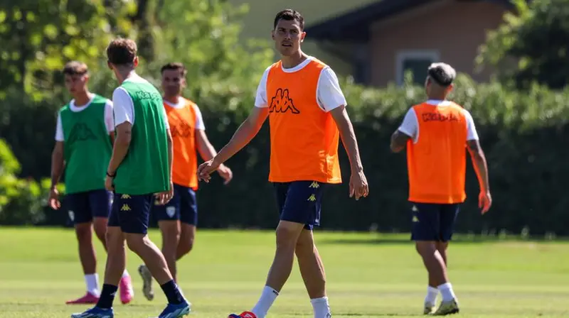 Capitan Bisoli è già concentrato - Foto New Reporter Comincini © www.giornaledibrescia.it