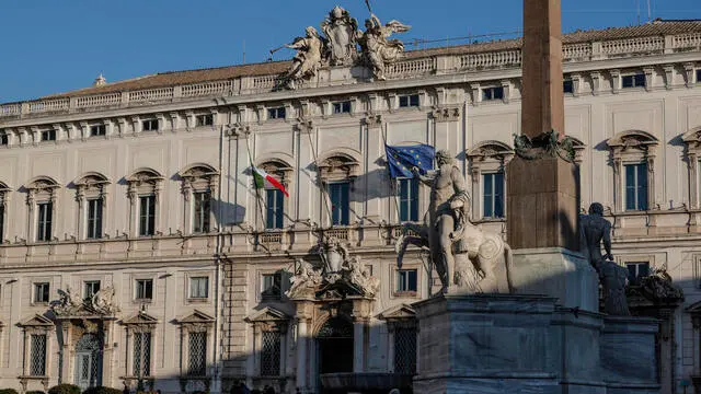 Veduta esterna del Palazzo della Consulta, sede della Corte Costituzionale, Roma, 2 Febbraio 2024. ANSA/GIUSEPPE LAMI