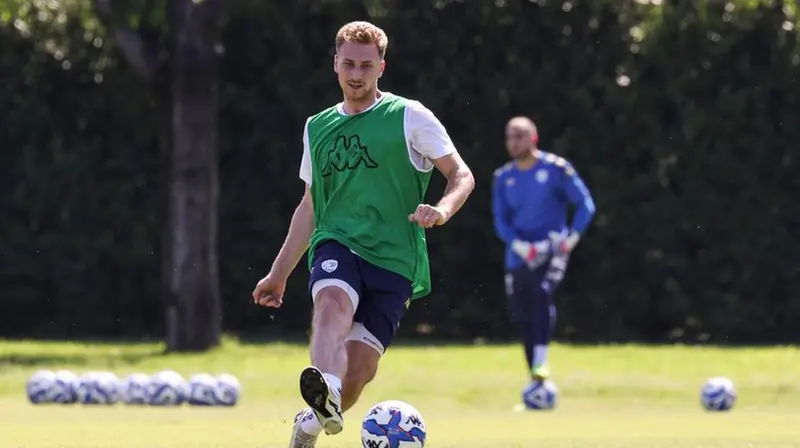 Matthias Verreth, una delle new entry del mercato estivo - Foto New Reporter Comincini © www.giornaledibrescia.it