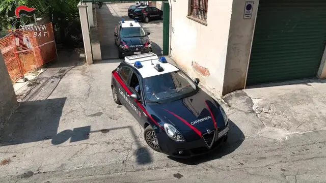 Dalle 4 è in corso una operazione antidroga dei carabinieri tra Bisceglie e Trani: 16 le persone arrestate. All'operazione stanno partecipando circa 100 carabinieri per dare esecuzione all'ordinanza applicativa di misura cautelare, emessa dal Gip del Tribunale di Trani e dal Gip del Tribunale dei minorenni di Bari, su richiesta delle rispettive Procure, nei confronti degli i indagati: 5 in carcere,10 agli arresti domiciliari e un minore, all'epoca dei fatti, collocato in comunità, ritenuti gravemente indiziati, a vario titolo, di cessione, offerta in vendita, distribuzione e commercializzazione di sostanze stupefacenti di cui si approvvigionavano in Bari. I particolari dell'operazione saranno illustrati nel corso di una conferenza stampa che si terrà oggi alle 10,30 al Comando Provinciale Carabinieri di Barletta-Andria-Trani ANSA/CARABINIERI +++ ANSA PROVIDES ACCESS TO THIS HANDOUT PHOTO TO BE USED SOLELY TO ILLUSTRATE NEWS REPORTING OR COMMENTARY ON THE FACTS OR EVENTS DEPICTED IN THIS IMAGE; NO ARCHIVING; NO LICENSING +++ NPK