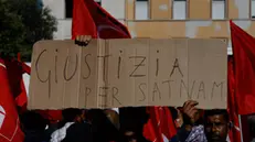 Manifestazione CGIL Braccianti Latina