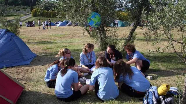 Foto da ufficio stampa Agesci in occasione campo scout a San Rossore, agosto 2014