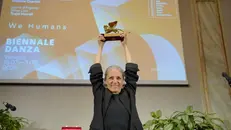 La coreografa Cristina Caprioli ha ricevuto il Leone d'oro alla carriera