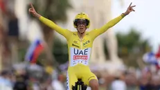 Tadej Pogačar vince il Tour de France 2024 - Foto Ansa © www.giornaledibrescia.it